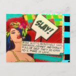 Postcard-birthday Postcard<br><div class="desc">Bad girl art</div>