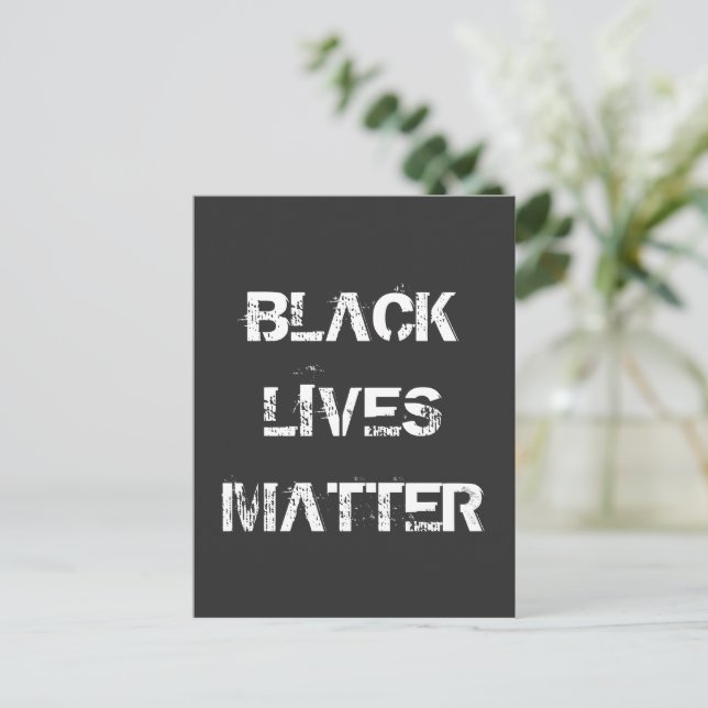 Postcard - BLACK LIVES MATTER (Standing Front)