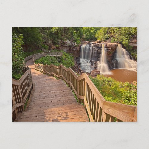 Postcard Blackwater Falls State Park West Virginia