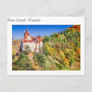 Postcard Bran castle Romania