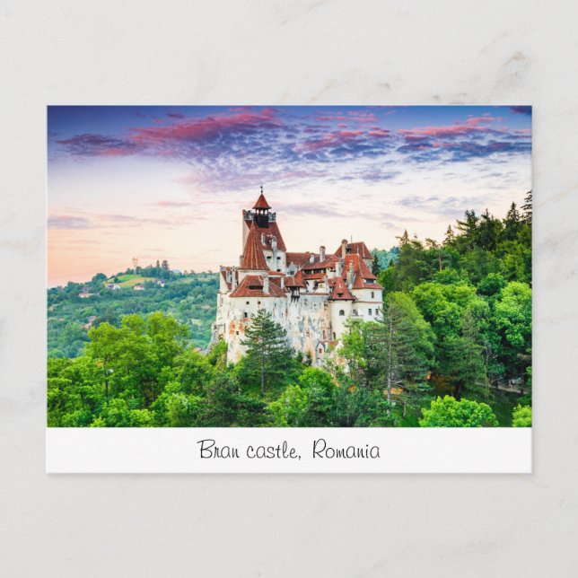 Postcard Bran castle Romania (Front)