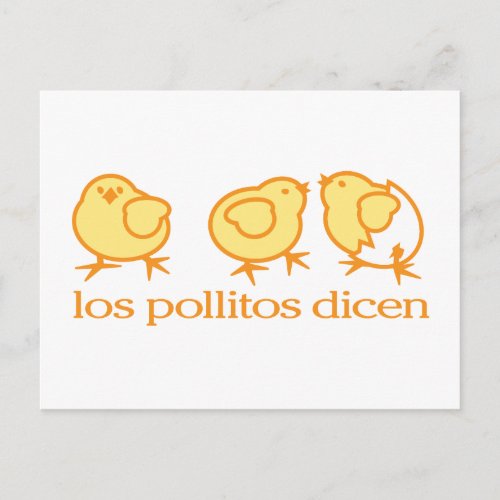 Postcard by Los Pollitos Dicen