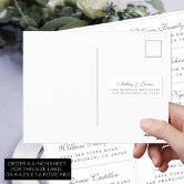 Wedding Guest Names Address Simple Chic Modern Sticker