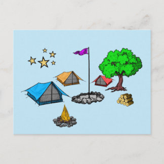 Postcard Camping