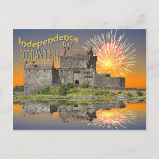 Postcard celebrating Scottish Independence in 2014