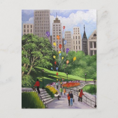 Postcard  Central Park NY