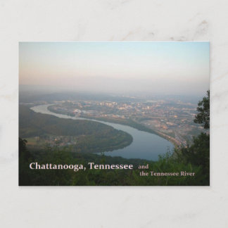 Postcard - Chattanooga TN & the Tennessee River