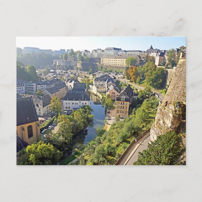 Postcard Chemin de la Corniche - Luxembourg (Front)