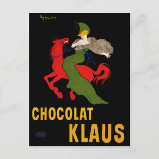 Postcard: Chocolat Klaus - Leonetto Cappiello Postcard