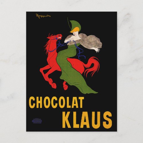 Postcard Chocolat Klaus _ Leonetto Cappiello Postcard