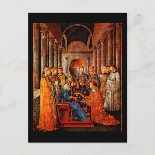 Postcard-Classic Art-Angelico 3 Postcard (Front)