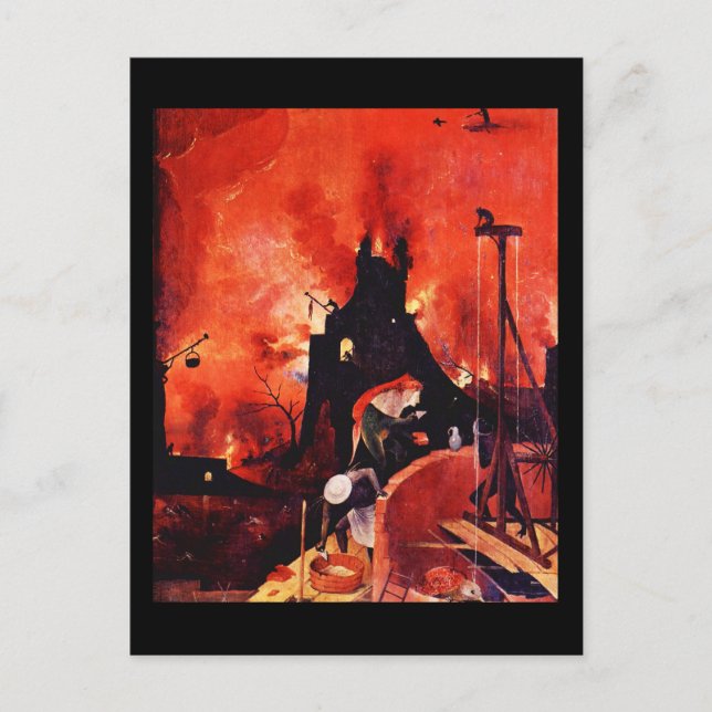 Postcard-Classic Art-Bosch 7 Postcard (Front)