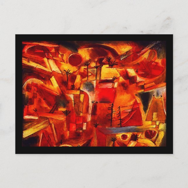 Postcard-Classic Art-Klee 12 Postcard (Front)