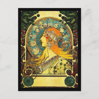Postcard-Classic Art-Mucha 10 Postcard