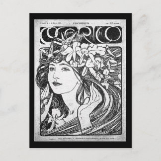 Postcard-Classic Art-Mucha 3 Postcard