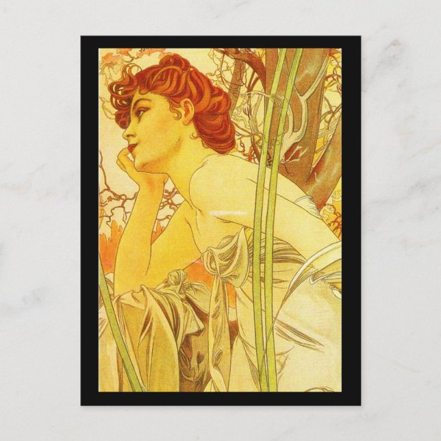 Postcard-Classic Art-Mucha 7 Postcard (Front)