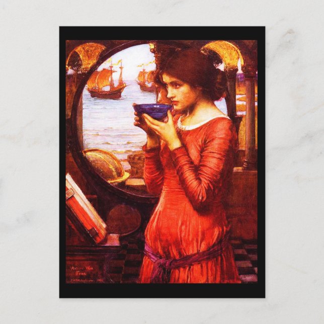 Postcard-Classic Art-Waterhouse 12 Postcard (Front)