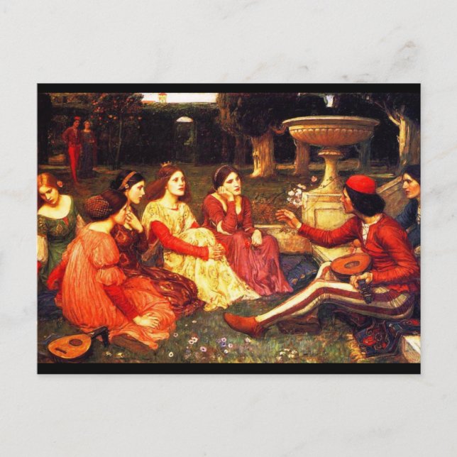 Postcard-Classic Art-Waterhouse 3 Postcard (Front)