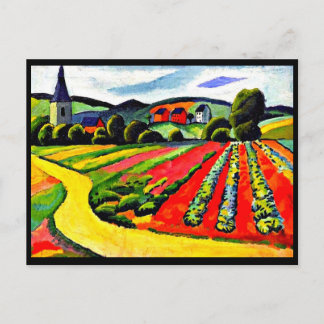 Postcard-Classic/Vintage Art-August Macke 4 Postcard