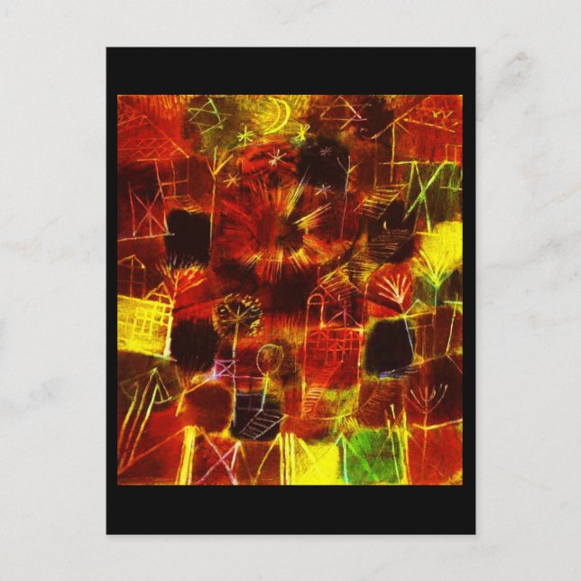 Postcard-Classic/Vintage Art-Klee 13 Postcard (Front)