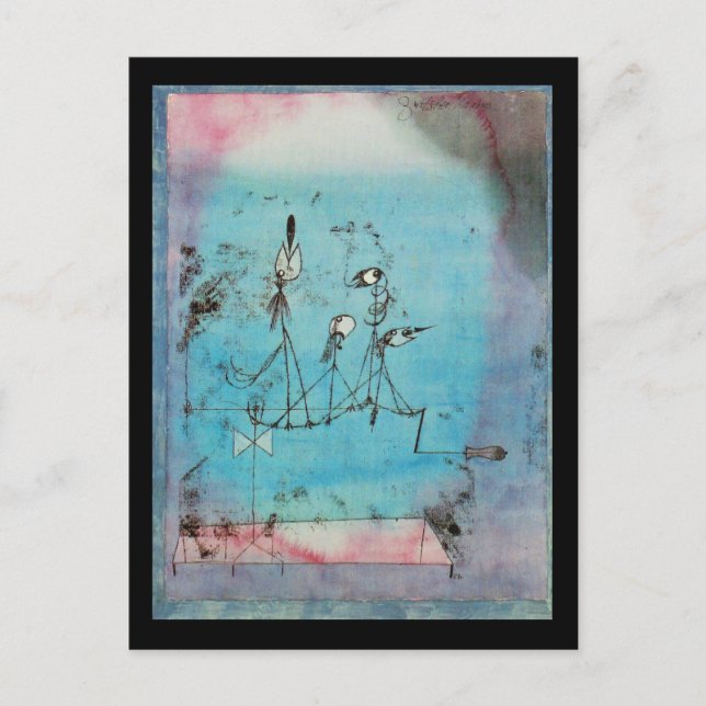 Postcard-Classic/Vintage Art-Klee 24 Postcard (Front)