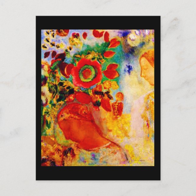 Postcard-Classic/Vintage Art-Redon 40 Postcard (Front)