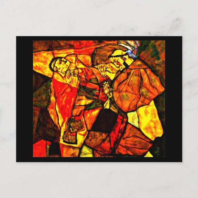 Postcard-Classic/Vintage-Egon Schiele 16 Postcard (Front)
