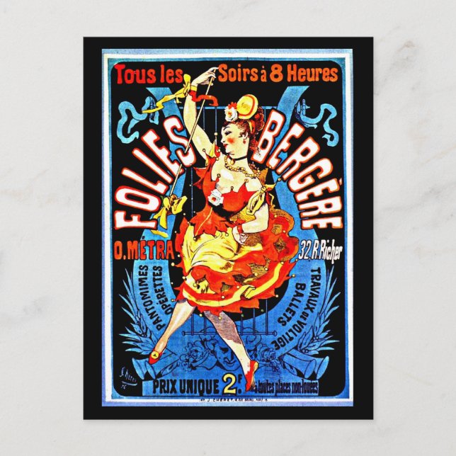 Postcard-Classic/Vintage-Jules Chéret 33 Postcard (Front)