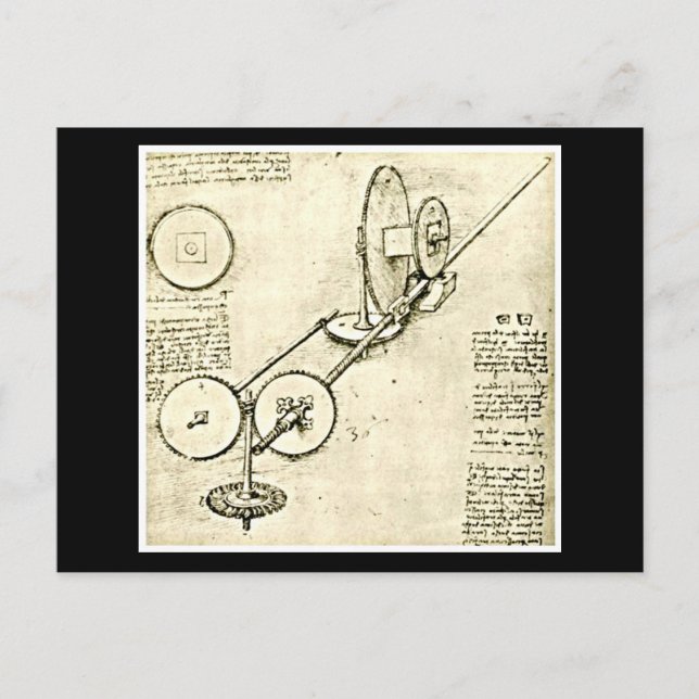 Postcard-Classic/Vintage-Leonardo da Vinci 16 Postcard (Front)