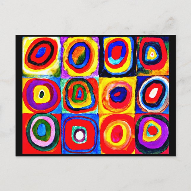 Postcard-Classic/Vintage-Wassily Kandinsky 18 Postcard (Front)