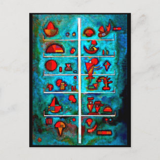 Postcard-Classic/Vintage-Wassily Kandinsky 3 Postcard