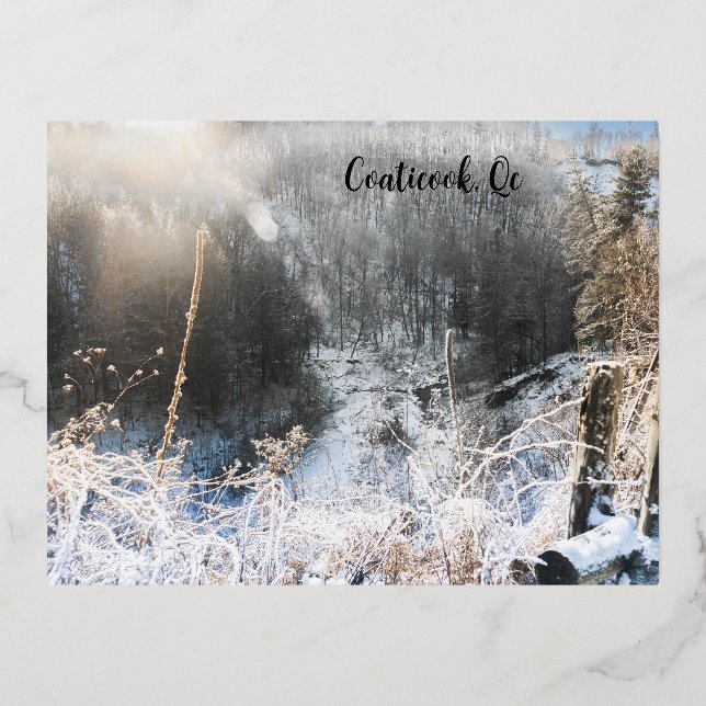 Postcard Coaticook, Qc (Front)