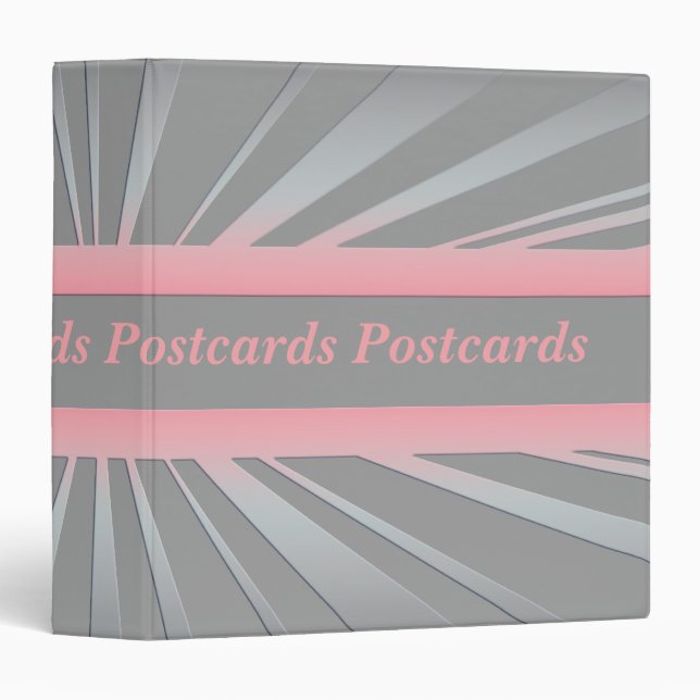 Postcard Collection Binder (Front/Spine)