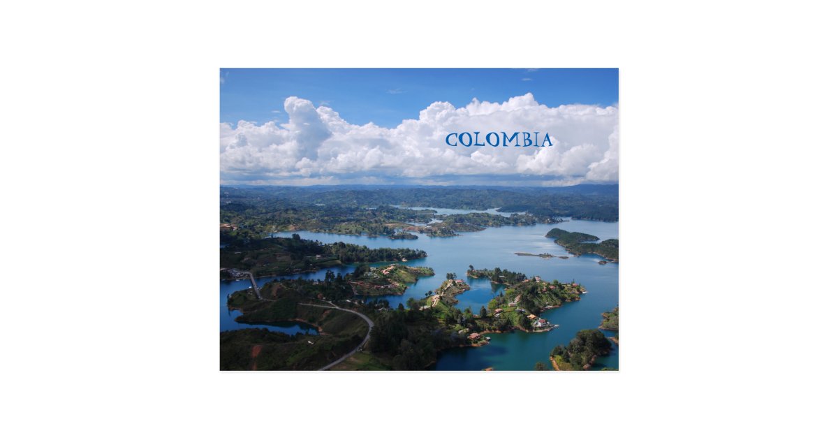 postcard colombia guatape near medellín zazzle com baby shower the office