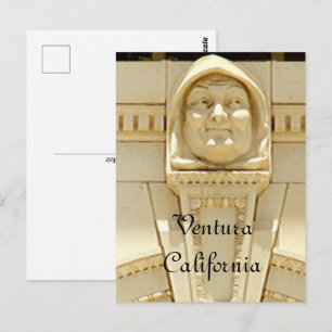 Postcard - Courthouse Smiling Monk