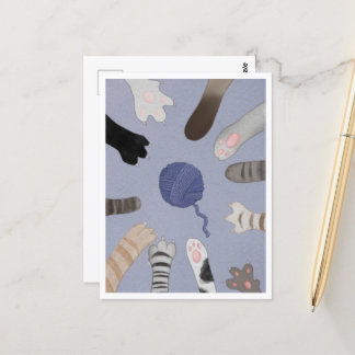 Postcard - Cute Paws