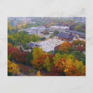 Postcard Deoksugung Palace, Seoul, South Korea