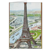 Postcard depicting the Eiffel Tower (Front)