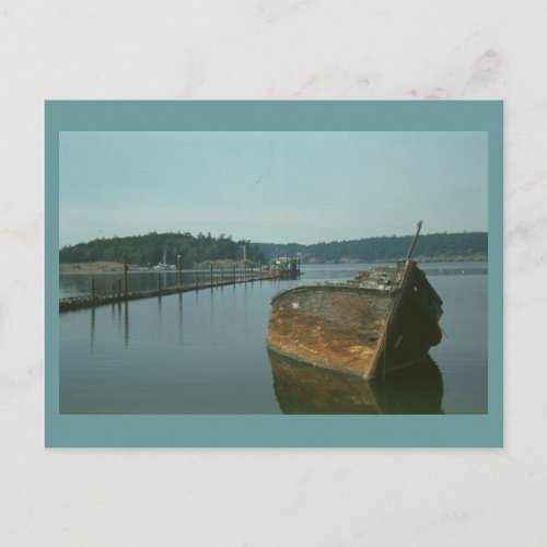 Postcard _ Derelict Boat