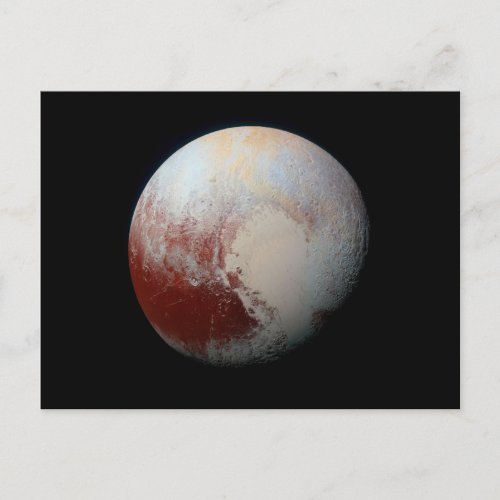 Postcard Dwarf Planet Pluto by NASA New Horizons