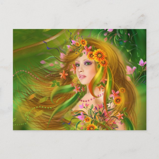 Postcard Fairy Summer (Front)