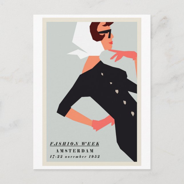 Postcard - Fashion Week Amsterdam 1952 (Front)