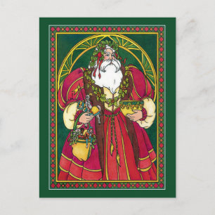 Postcard: Father Christmas - Santa - Solstice Holiday Postcard