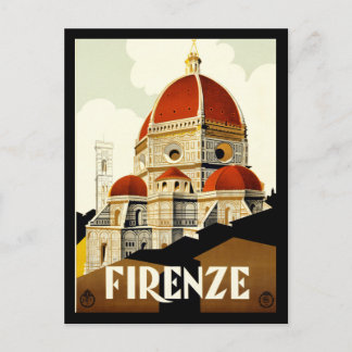 Postcard Firenze Italy Print Greetings