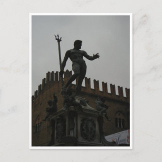 Postcard - Fontana del Nuttuno, Bologna, Italy