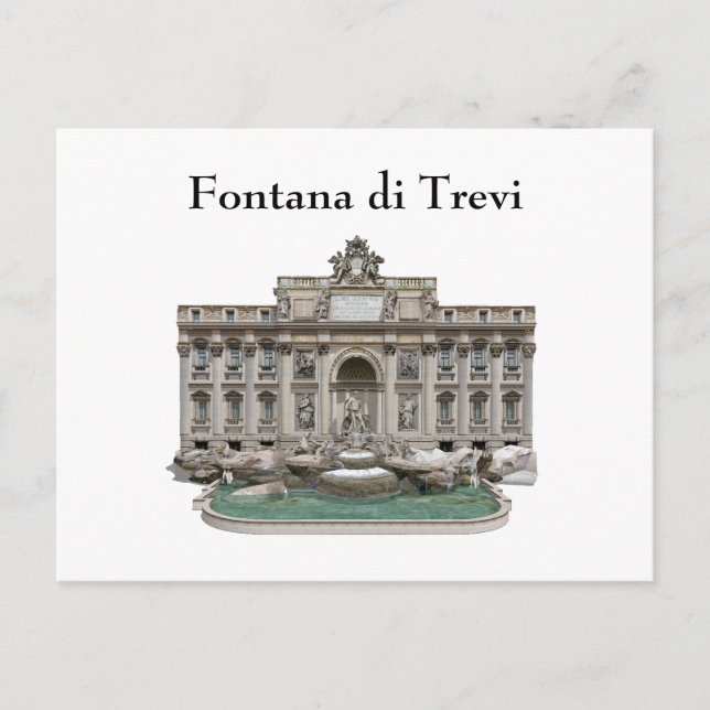 Postcard: Fontana di Trevi: Trevi Fountain Postcard (Front)