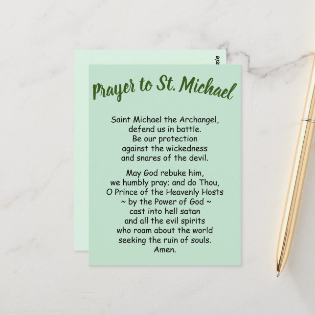 Postcard for Parishioners Customizable (Front/Back In Situ)