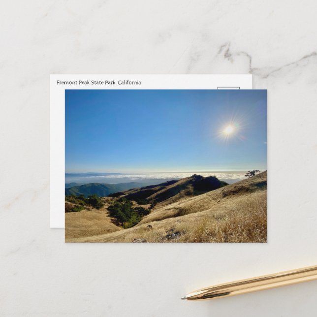 Postcard - Fremont Peak State Park, California (Front/Back In Situ)