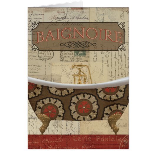 Postcard French Bathroom (Front)