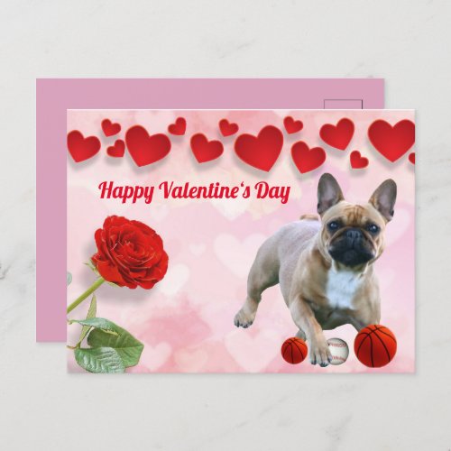 postcard French Bulldog Mothers Day